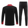 Liverpool Trenings Collegegenser 2024-25 Kvart-Zip Svart